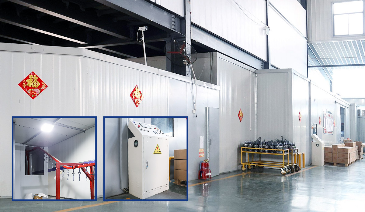 Решение для линии нанесения подвесного покрытия на нестандартные детали