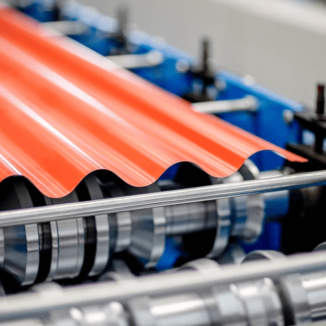 Линия нанесения цветного покрытия для металлических рулонов/листов