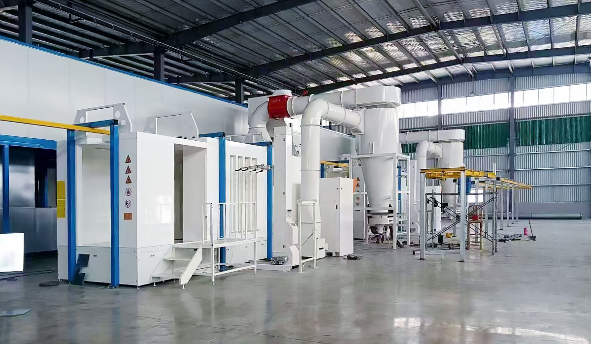 Решение для порошкового покрытия металлических деталей неправильной формы